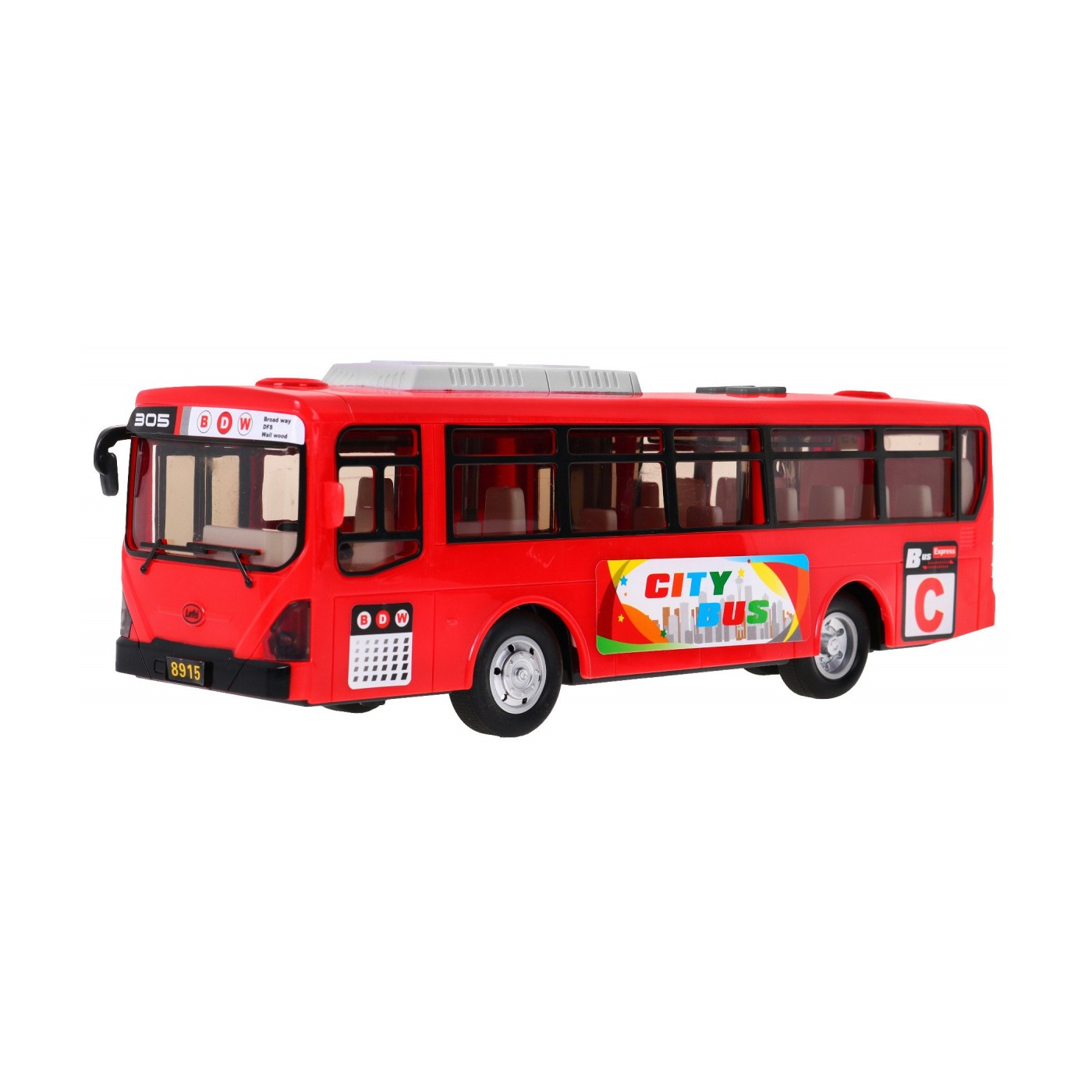 Autobus Szkolny Gimbus Dźwięki Czerwony