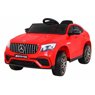 Mercedes Benz GLC63S dla dzieci Czerwony SUV + Pilot
