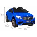 Mercedes Benz GLC63S dla dzieci Niebieski SUV z pilotem