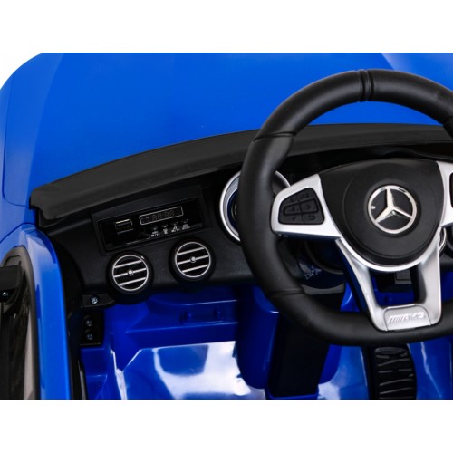 Mercedes Benz GLC63S dla dzieci Niebieski SUV z pilotem