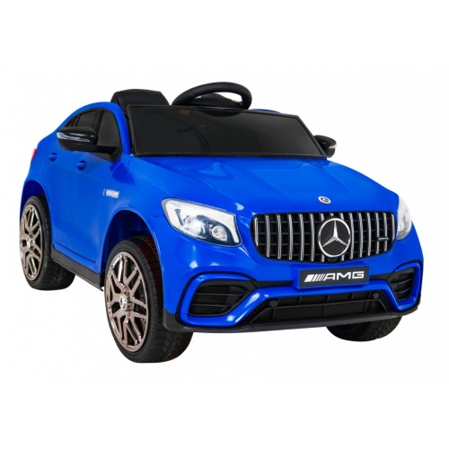 Mercedes Benz GLC63S dla dzieci Niebieski SUV z pilotem