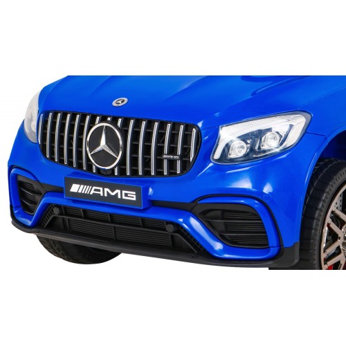 Mercedes Benz GLC63S dla dzieci Niebieski SUV z pilotem