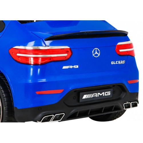 Mercedes Benz GLC63S dla dzieci Niebieski SUV z pilotem