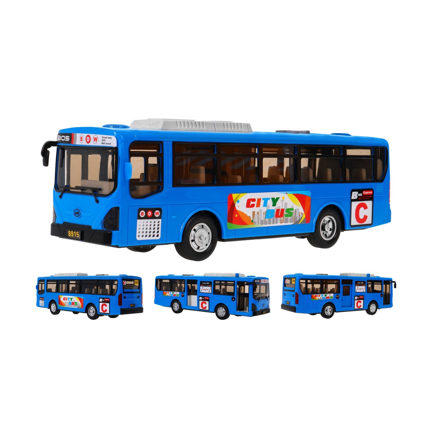 School Bus Blue
