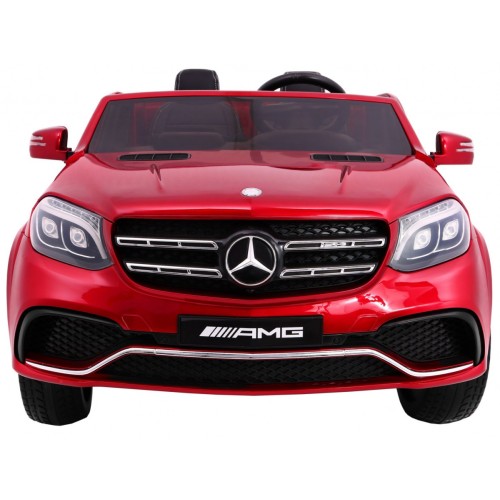 Auto na akumulator Mercedes AMG GLS63 dla dzieci Czerwony SUV + Lakierowany + 4x4