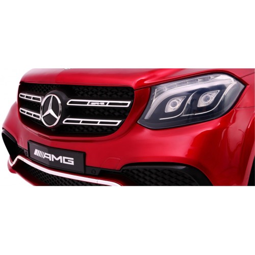 Auto na akumulator Mercedes AMG GLS63 dla dzieci Czerwony SUV + Lakierowany + 4x4