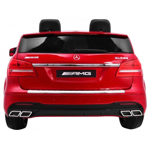 Auto na akumulator Mercedes AMG GLS63 dla dzieci Czerwony SUV + Lakierowany + 4x4