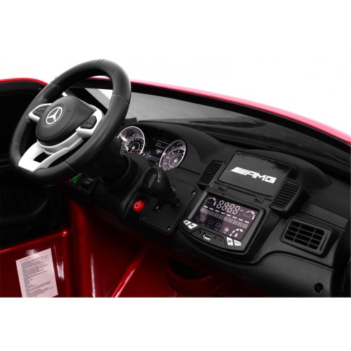 Auto na akumulator Mercedes AMG GLS63 dla dzieci Czerwony SUV + Lakierowany + 4x4