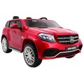 Auto na akumulator Mercedes AMG GLS63 dla dzieci Czerwony SUV + Lakierowany + 4x4