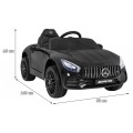 Mercedes Benz GT na akumulator dla dzieci Czarny + Pilot + Wolny Start + MP3 LED