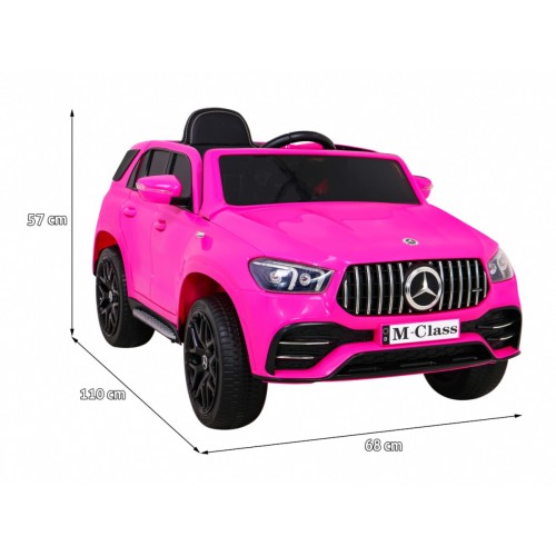 Pojazd Mercedes BENZ M-Class Różowy SUV