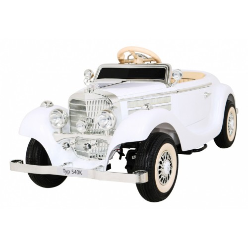 Mercedes Benz Retro 540A dla dzieci Biały