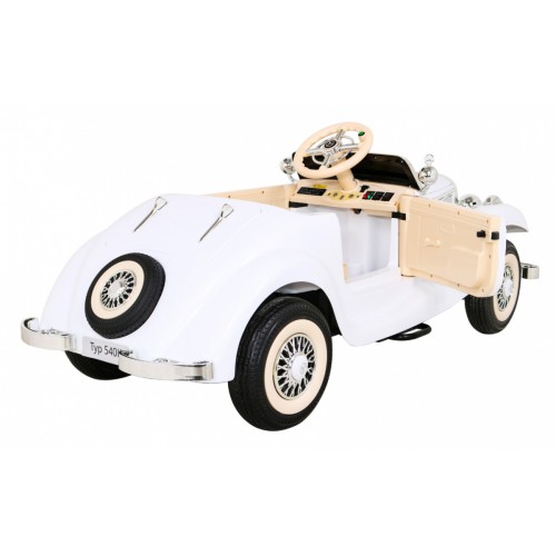 Mercedes Benz Retro 540A dla dzieci Biały