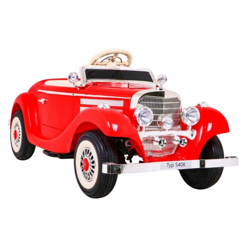 Mercedes Benz Retro 540A dla dzieci Czerwony