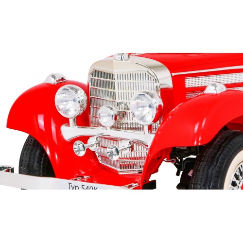 Mercedes Benz Retro 540A dla dzieci Czerwony