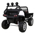 Mercedes Benz Unimog dla dzieci Biały + Napęd 4x4 + Pilot + Bagażnik + Wolny Start + MP3 LED