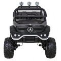 Mercedes Benz Unimog dla dzieci Czarny + Napęd 4x4 + Pilot + Bagażnik + Wolny Start + MP3 LED