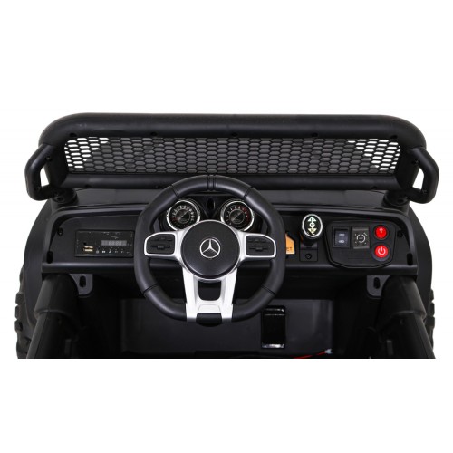 Mercedes Benz Unimog dla dzieci Czarny + Terenowy 4x4