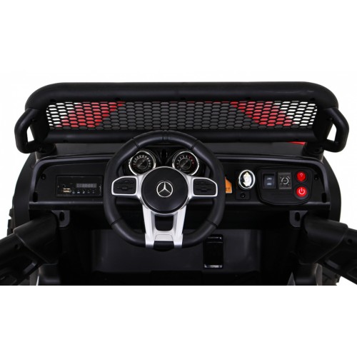 Mercedes Benz Unimog dla dzieci Terenowy Czerwony + Napęd 4x4 + Pilot