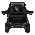 Mercedes Benz Unimog dla dzieci Zielony + Napęd 4x4 + Pilot + Bagażnik + Wolny Start + MP3 LED