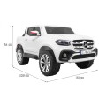 Mercedes Benz X-Class dla dzieci Biały Pickup + Pilot + Napęd 4x4