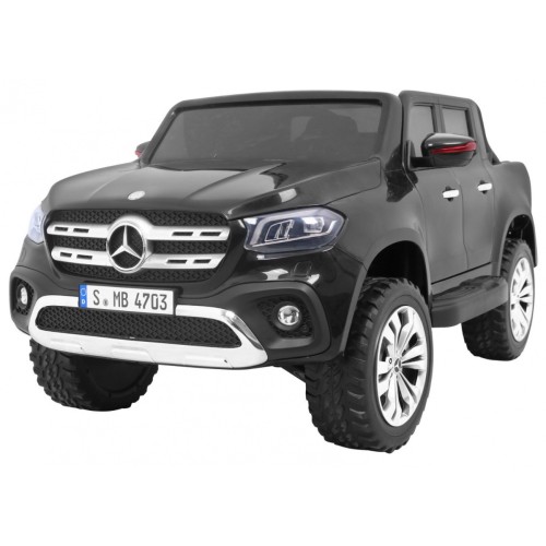 Mercedes Benz X-Class dla dzieci Czarny Pickup + Pilot + Napęd 4x4