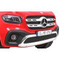 Mercedes Benz X-Class dla dzieci Czerwony + Pilot + Napęd 4x4 + MP4 + Bagażnik + LED + EVA