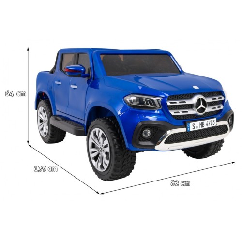 Mercedes Benz X-Class dla dzieci Lakier Niebieski Pickup 4x4