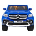 Mercedes Benz X-Class dla dzieci Lakier Niebieski + Pilot + Napęd 4x4 + MP4 + Bagażnik + EVA