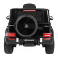 Mercedes AMG G63 dla dzieci Lakier Czarny + Pilot + MP3 LED + Wolny Start + EVA + Pasy