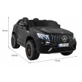 Auto Mercedes GLC 63S Czarne -  SUV dla dzieci + Napęd 4x4