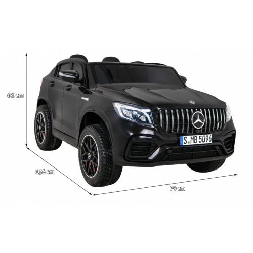 Auto Mercedes GLC 63S Czarne -  SUV dla dzieci + Napęd 4x4