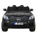 Auto Mercedes GLC 63S dla dzieci Czarny + Napęd 4x4 + MP4 + LED + Ekoskóra + Wolny Start + EVA