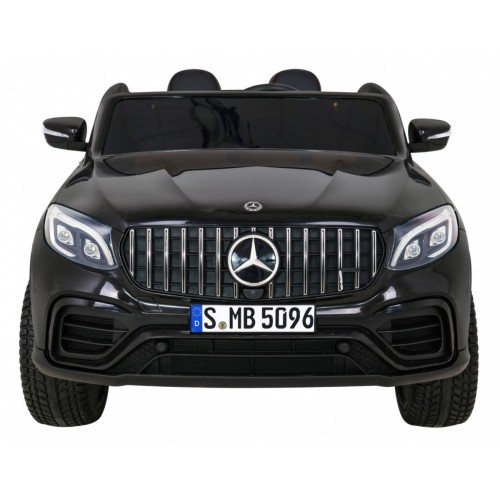 Auto Mercedes GLC 63S dla dzieci Czarny + Napęd 4x4 + MP4 + LED + Ekoskóra + Wolny Start + EVA