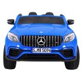 Auto Mercedes GLC 63S dla dzieci - Niebieski SUV + Napęd 4x4
