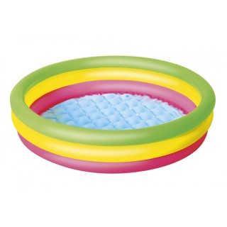 Dmuchany Basen dla dzieci Brodzik Tęcza 102x25cm BESTWAY + Łatka naprawcza