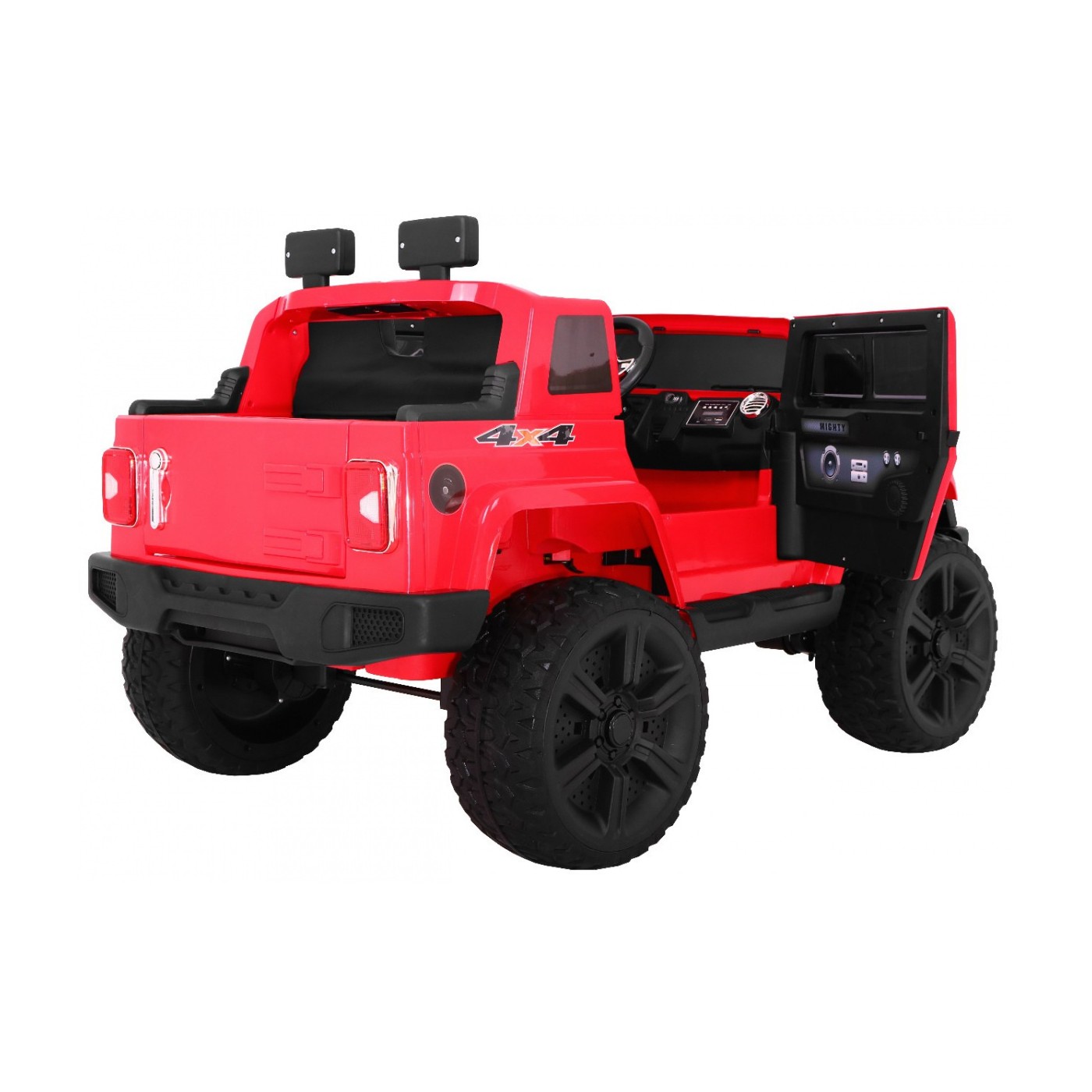 Pojazd Mighty Jeep 4x4 Czerwony