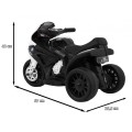 Motor BMW S1000 RR Mini na akumulator dla dzieci Czarny + 3 koła + Dźwięki + LED