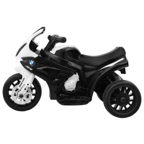 Motor BMW S1000 RR Mini na akumulator dla dzieci Czarny + 3 koła + Dźwięki + LED