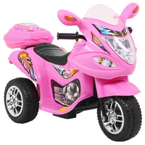 Motorek Trójkołowy BJX-088 elektryczny dla najmłodszych Różowy + Dźwięki + Światła