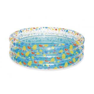 Basen ogrodowy dla dzieci 170x53cm Tropical BESTWAY + Łatka naprawcza