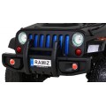 Autko terenowe Raptor Drifter Płomienie + Pilot + Napęd 4x4 + Schowek + Wolny Start + MP3 LED