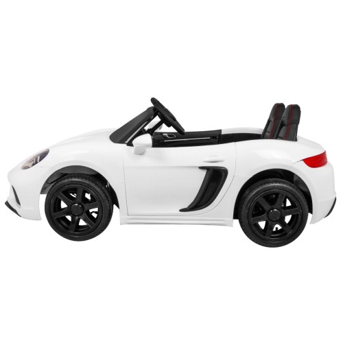 Perfecta Auto dla 2 dzieci Biały + Pompowane koła + Silnik bezszczotkowy + MP3 LED + Wolny Start