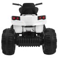 Quad ATV 2.4GHz na akumulator dla dzieci Biały + Pilot + Koła EVA + Radio MP3 + Wolny Start