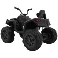 Quad ATV na akumulator dla dzieci Czarny + Koła EVA + Radio MP3 + LED + Wolny Start