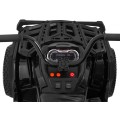 Quad ATV Air na akumulator dla dzieci Czarny + Koła pompowane + Radio MP3 + Wolny Start