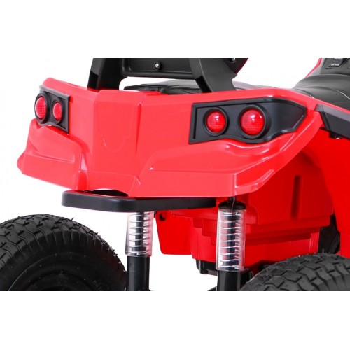 Quad ATV Air na akumulator dla dzieci Czerwony+ Koła pompowane + Radio MP3 + Wolny Start
