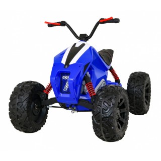 Quad Lucky Seven na akumulator Niebieski + Koła EVA + Wolny Start + LED + MP3 USB