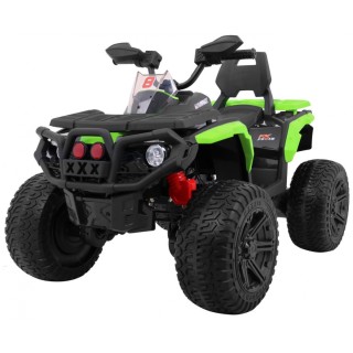 Quad Maverick 4x4 Elektryczny Pojazd dla dzieci Zielony + Koła EVA + Panel audio + LED