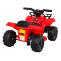 Quad Storm na akumulator dla dzieci Czerwony + Silnik 25W + MP3 USB + LED